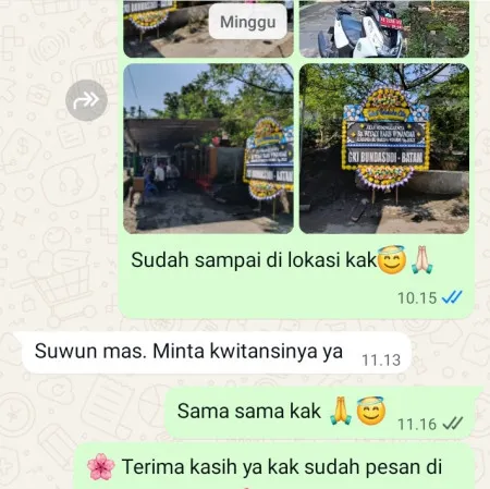 Pengiriman Papan Bunga Duka Pulokencana Pontang