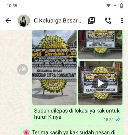 Pengiriman Papan Bunga Duka Pulokencana Pontang