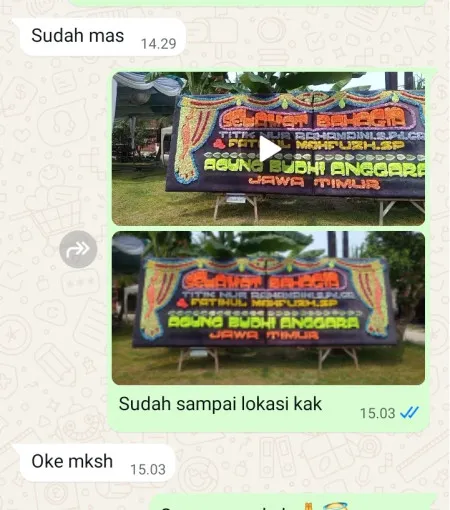 Pengiriman Papan Bunga Pulokencana Pontang