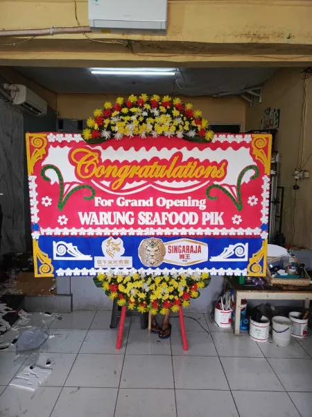 Papan Bunga Ucapan Selamat Pulokencana Pontang