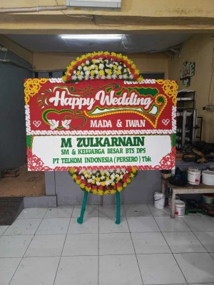 Papan Bunga di Pulokencana Pontang