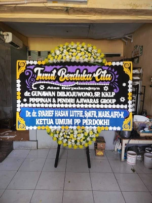 Papan Bunga di Pulokencana Pontang